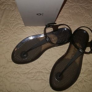 LaCoste Hameline black sandals